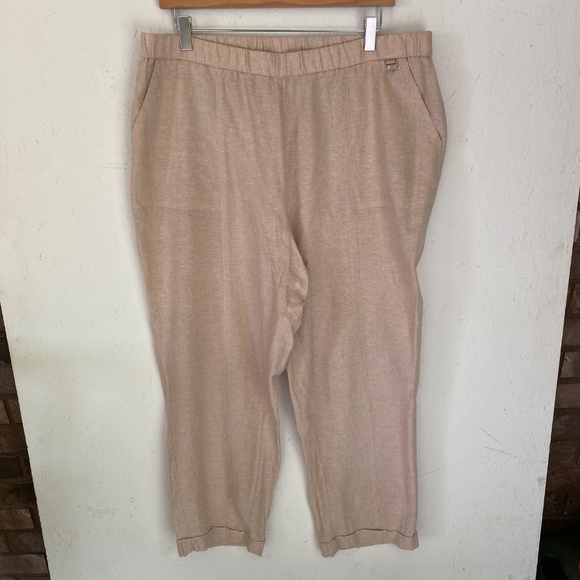Anne Klein Linen mix pants - Picture 3 of 11